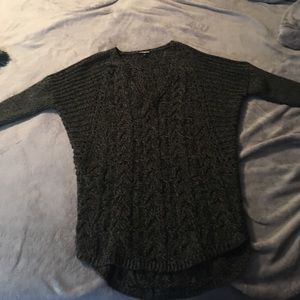 Dark olive green small sweater. Worn once.
